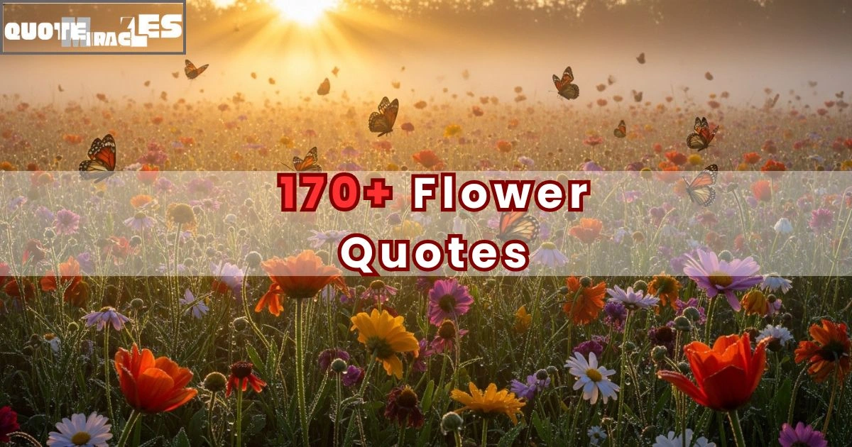 170+ Inspiring Flowers Quotes to Uplift Your Day