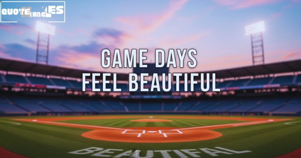 Aesthetic Baseball Captions