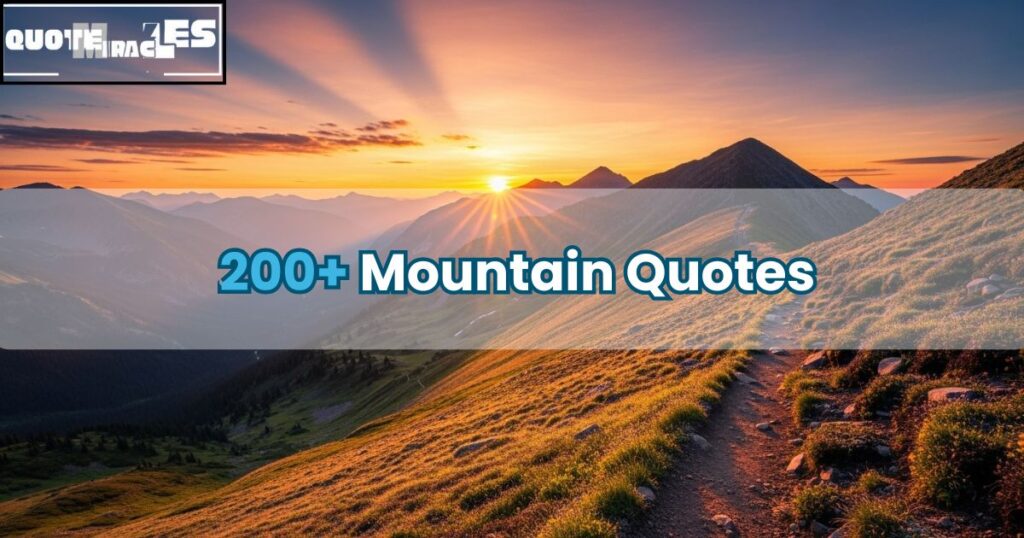 Mountain Quotes