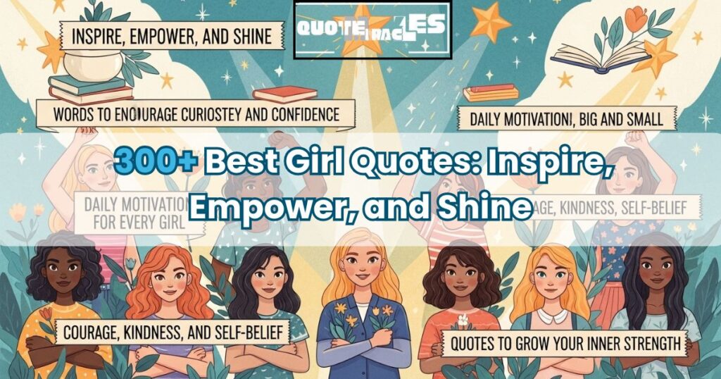 300 best Girl Quotes: Inspire, Empower, and Shine