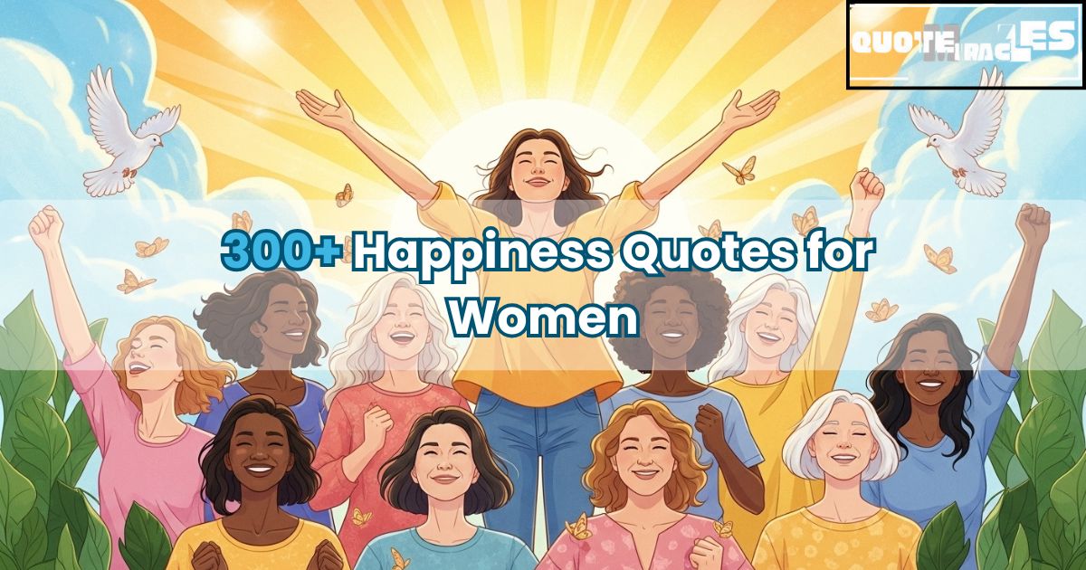 360+ Happiness Quotes for Women: Joy & Inspiration