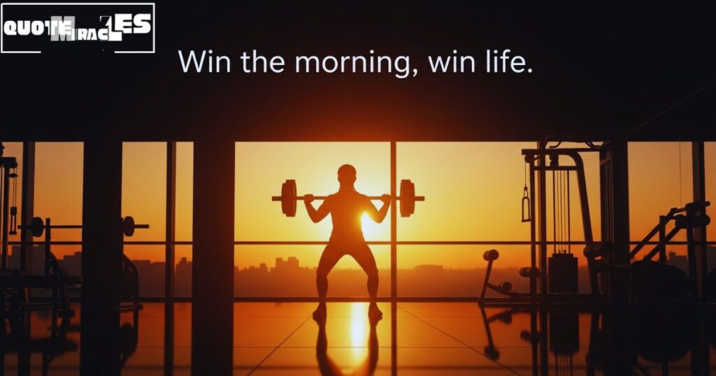 Gym Lines for Early Morning Workout Motivation