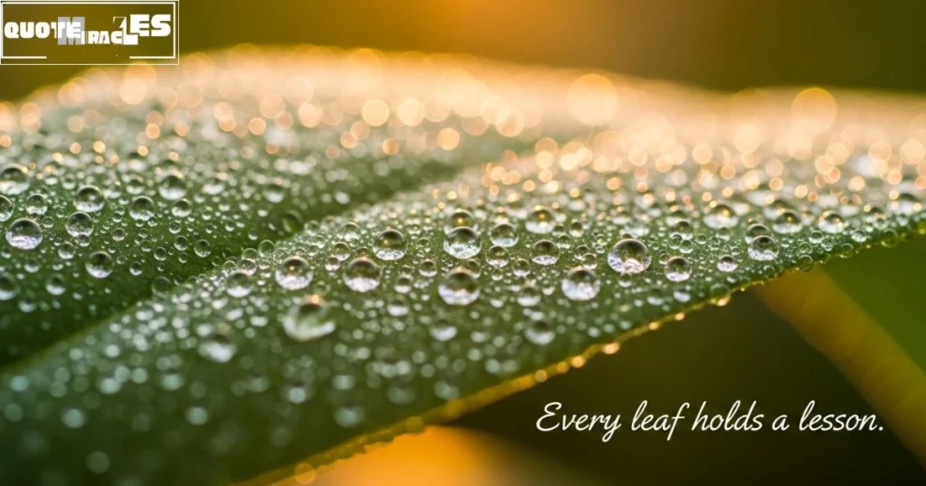 Meaningful Short Nature Quotes