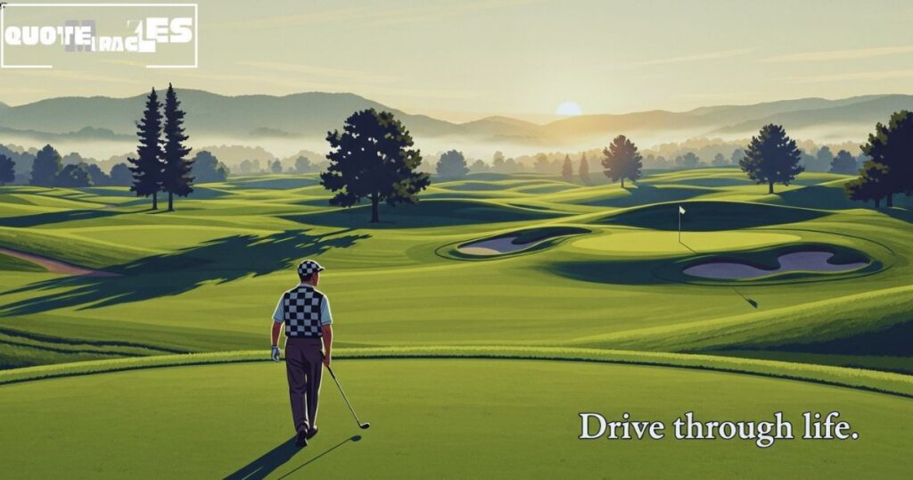 Motivational Golf Quote About Life