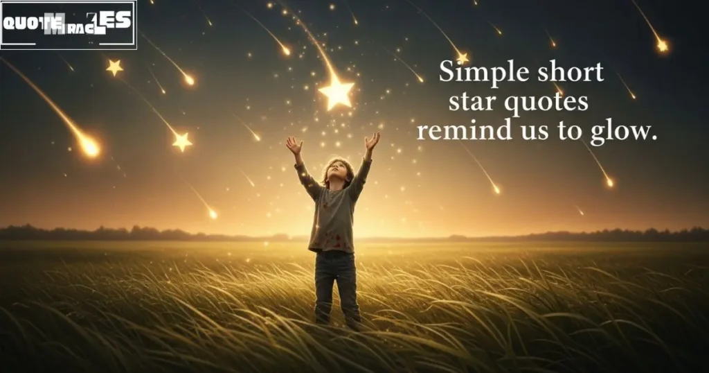 Simple Short Star Quotes