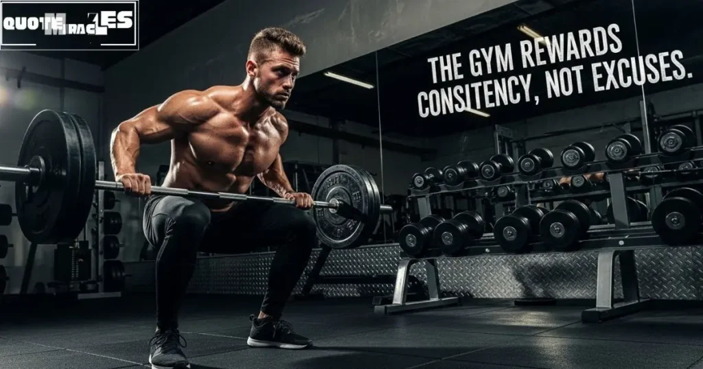 Consistency Quotes Gym