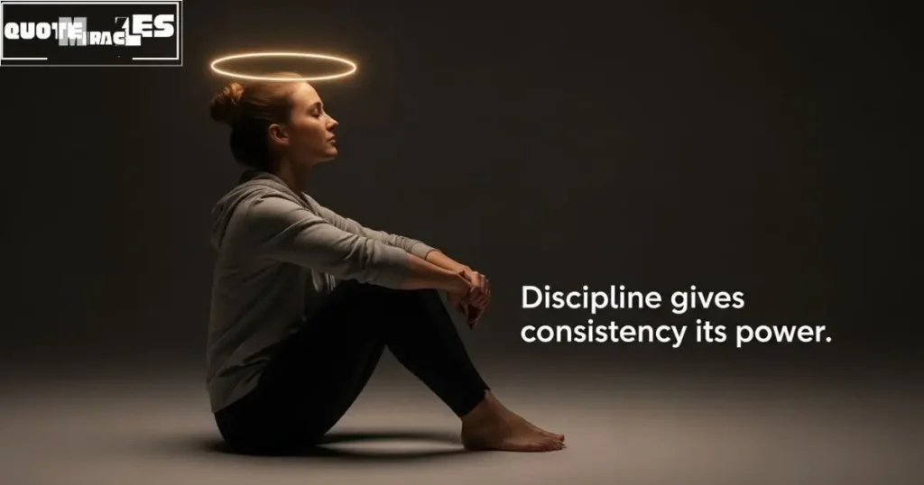 Discipline and Consistency Quotes