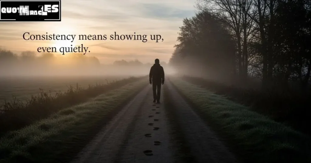 Quote on Consistency 