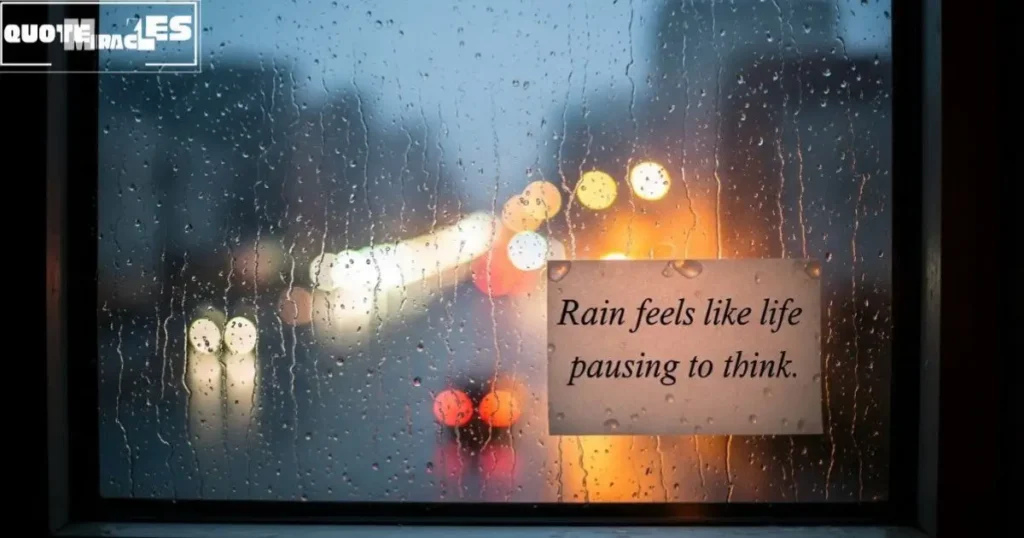 Quotes About Rain