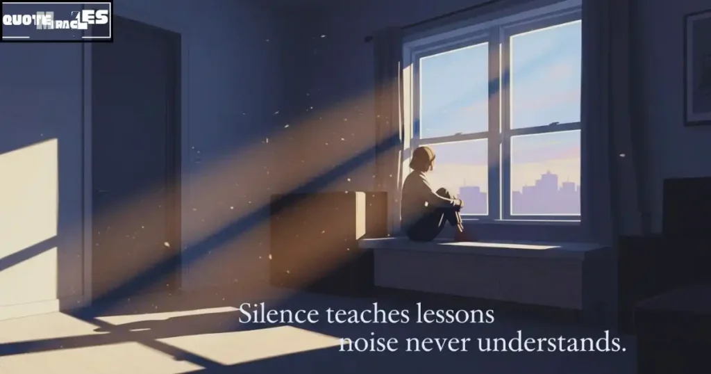 Encouraging Silence Quotes About Life