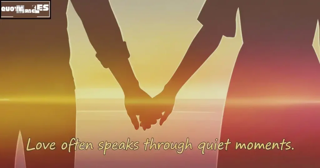 silence quotes about love
