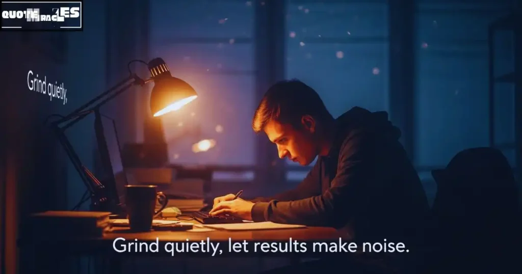 work hard in silence quotes