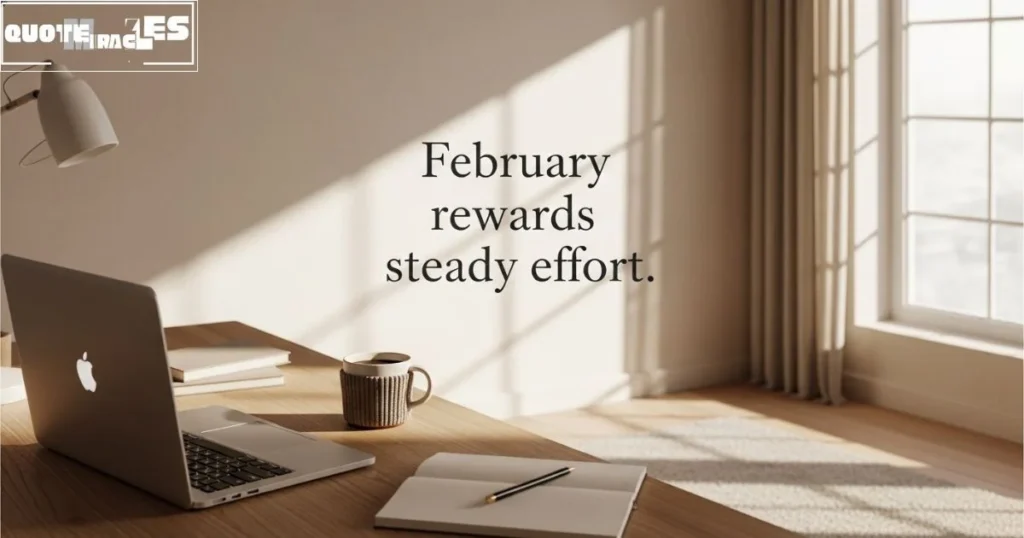 February Quotes for Work
