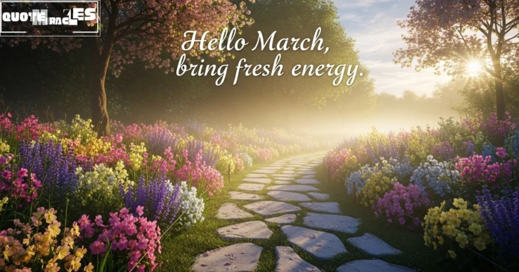 Hello March Quotes
