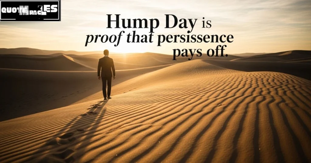 Hump Day Quotations