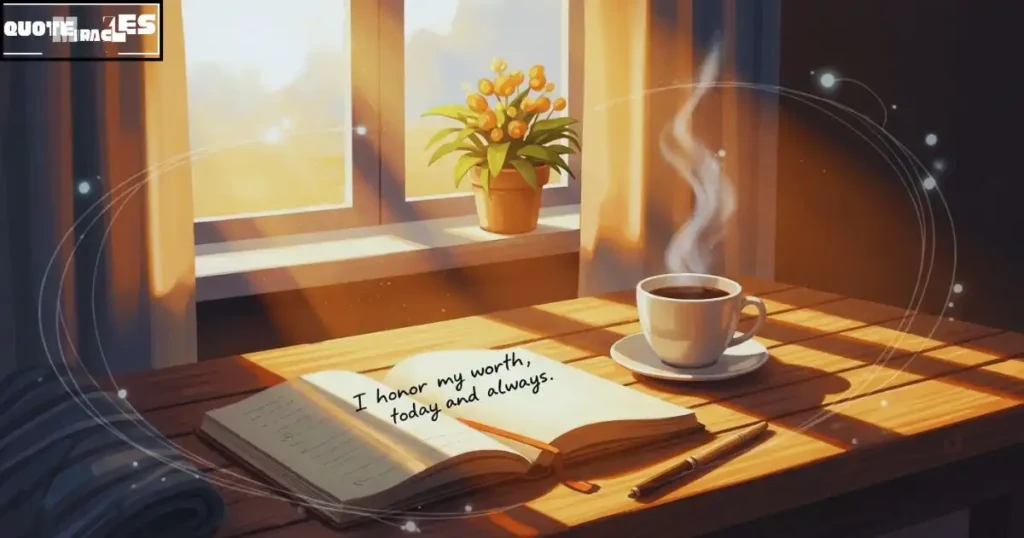 Positive Affirmations to Know Your Worth Daily