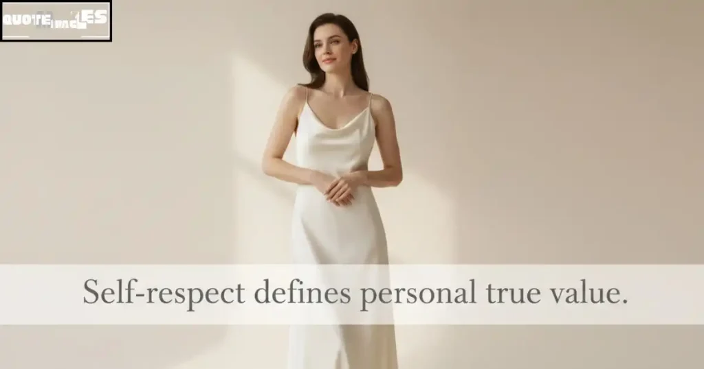 Self-respect maturity quotes