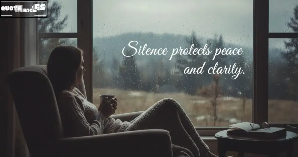 silence attitude maturity quotes