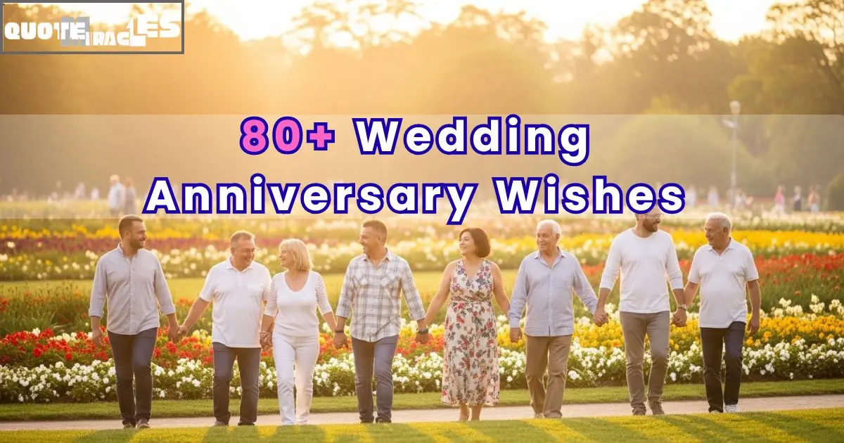 80+ Wedding Anniversary Wishes for All loving Couples