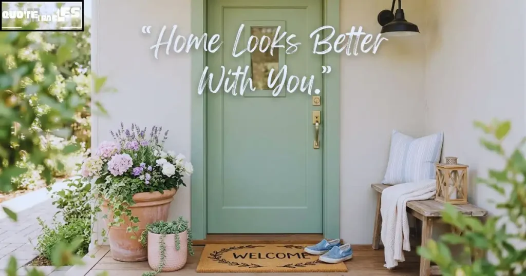 Aesthetic Welcome Home Captions for Pinterest and Photos
