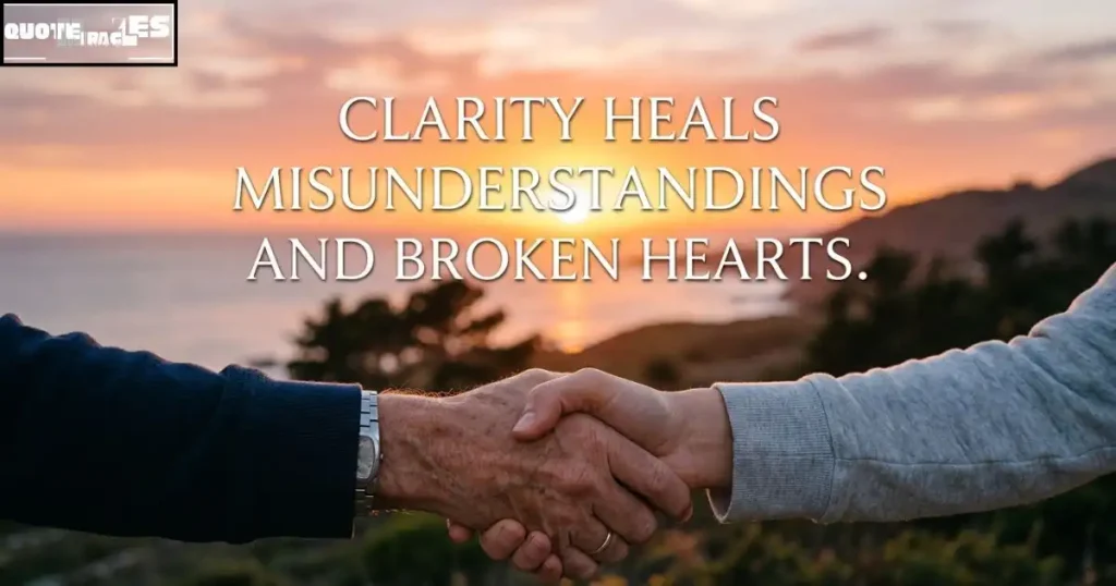 Clear your misunderstanding quotes