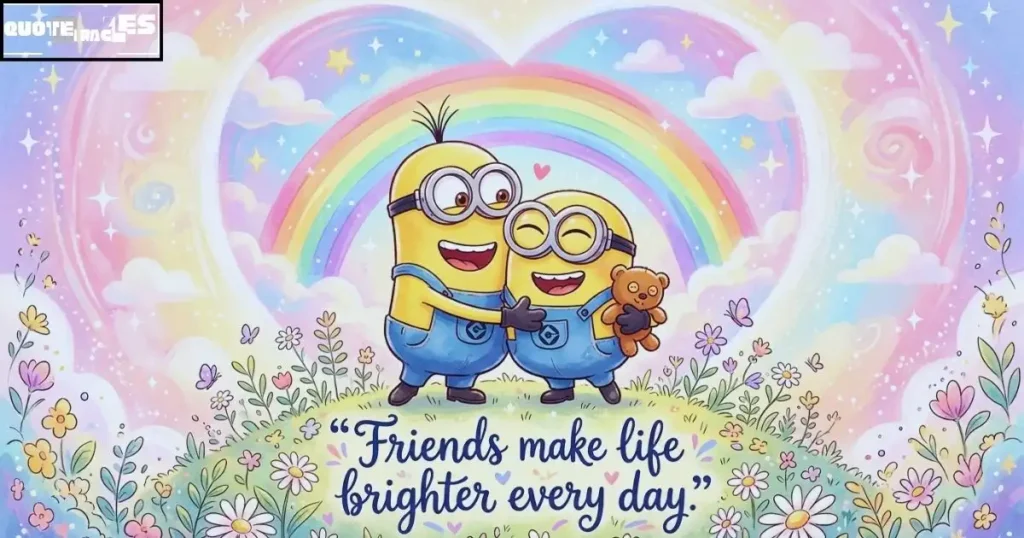 Cute Minions Quotes About Friendship