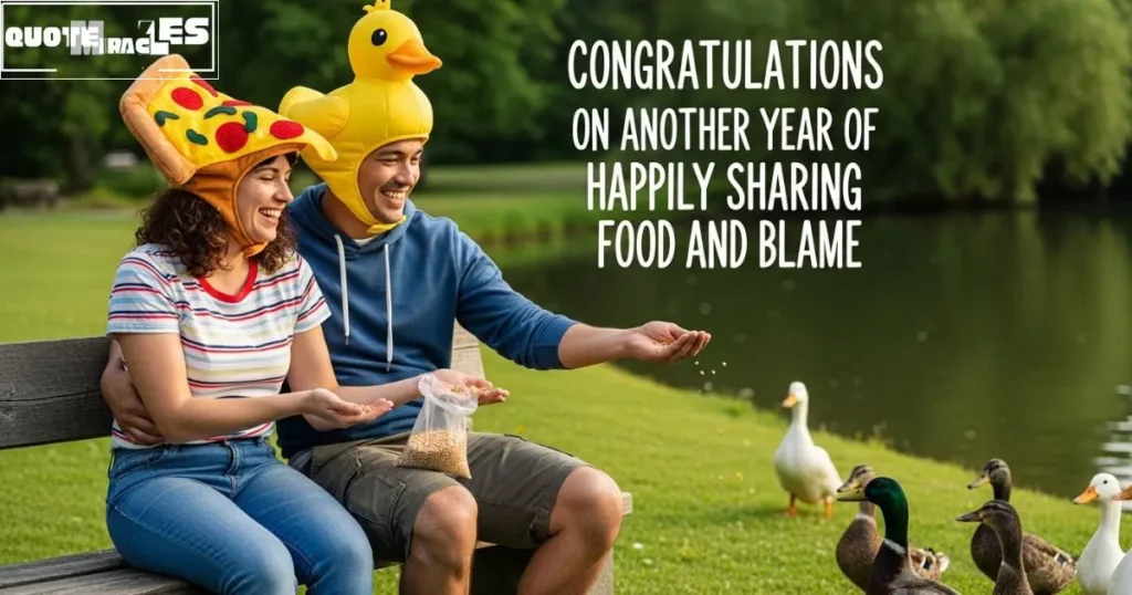 Funny Happy Anniversary Wishes for Couple