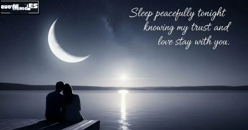 Good Night Trust Messages for Him