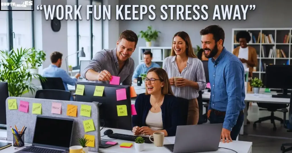 Positive April Fool Quotes for Work