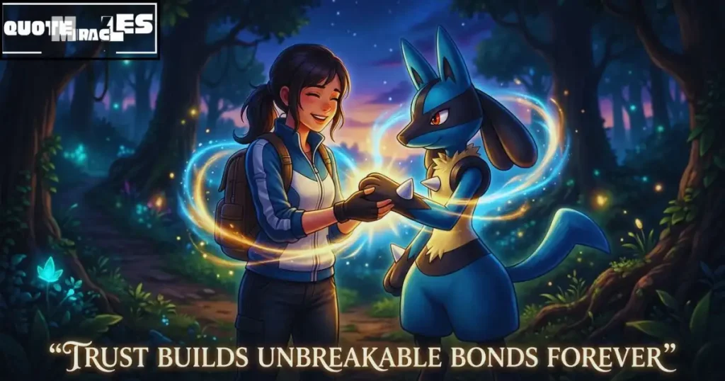 Powerful Pokemon Quotes About Trust and Bonding