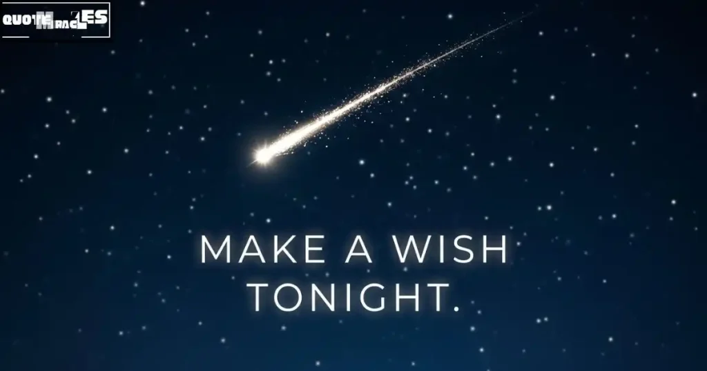 Short Shooting Star Quotes for Instagram Captions