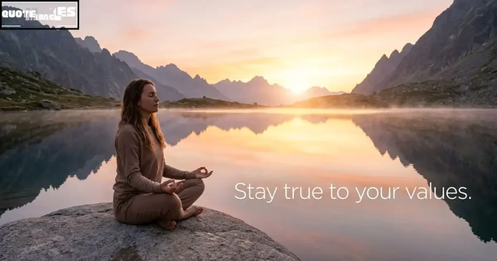 Stay true to your values quotes