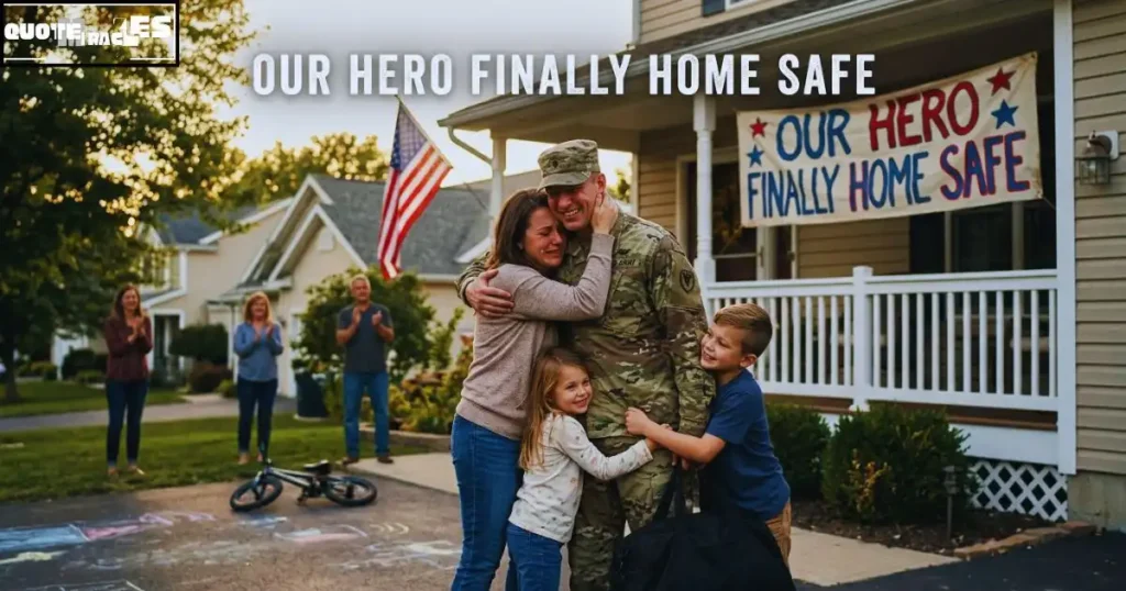 Touching Welcome Home Quotes