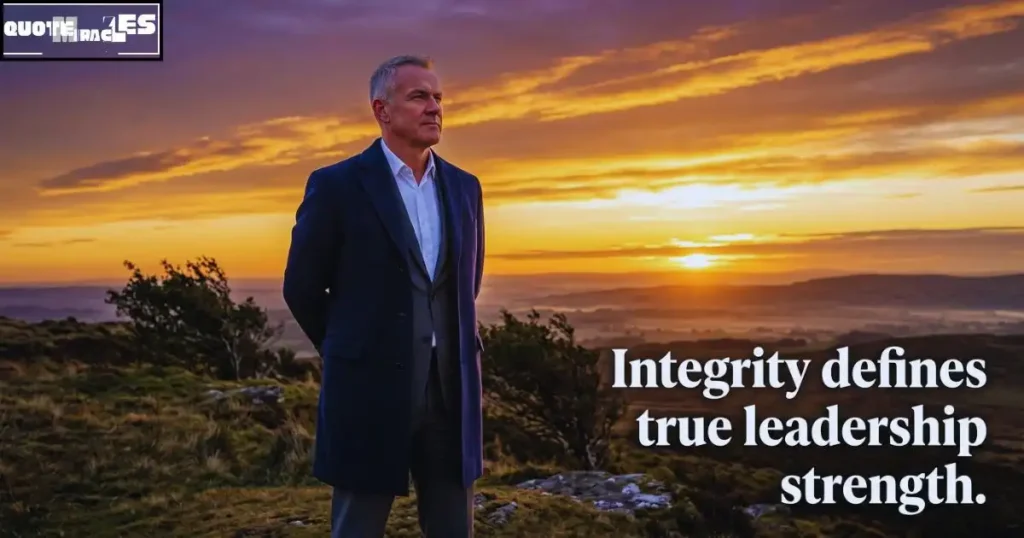 Wise Quotes About Integrity, Responsibility, and Leadership