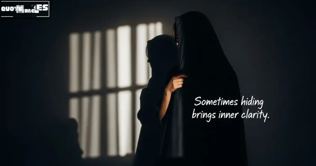 hide in the shadows quotes