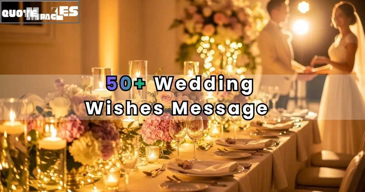 Wedding Wishes Message