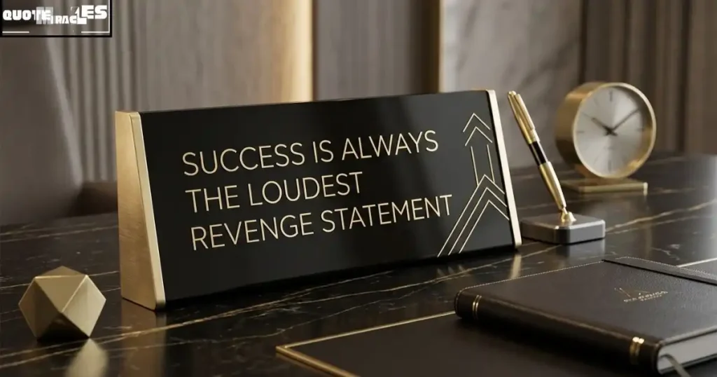 Best Revenge Quotes About Success