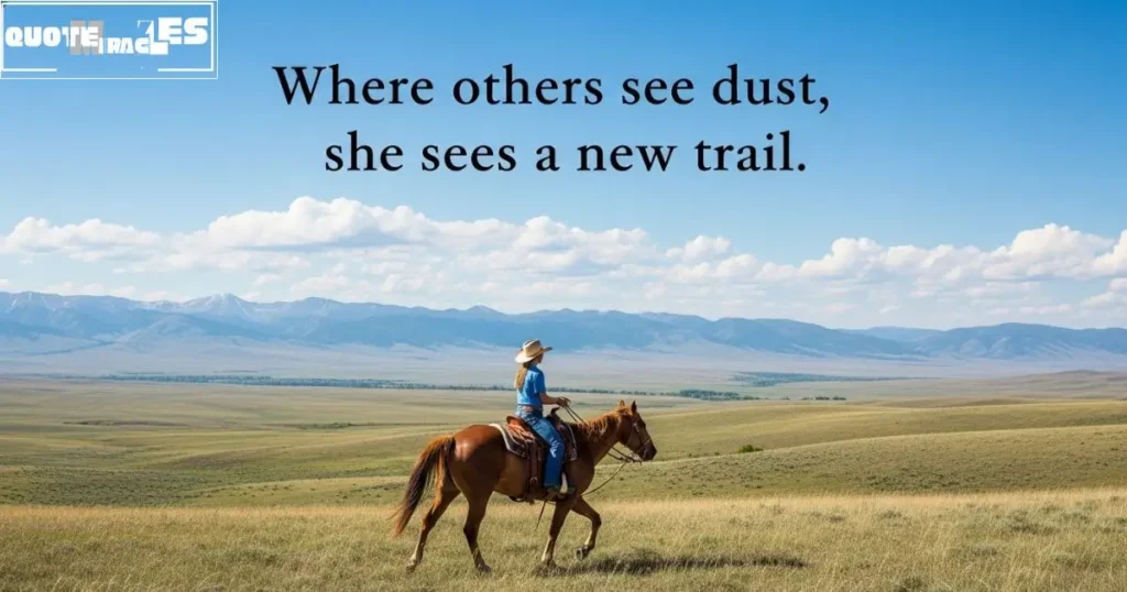 Inspiring Cowgirl Quote