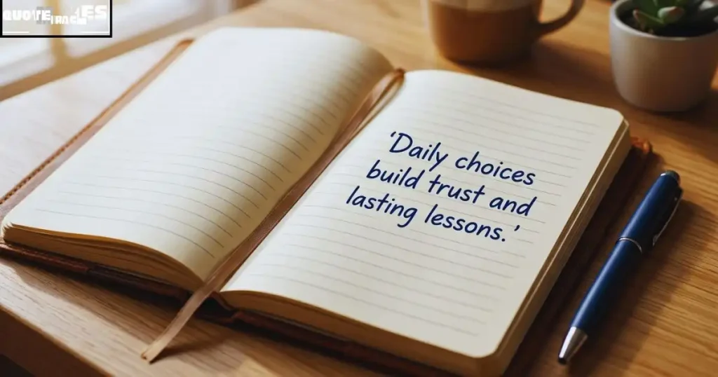 Daily Choices Quotes About Trust and Life Lessons