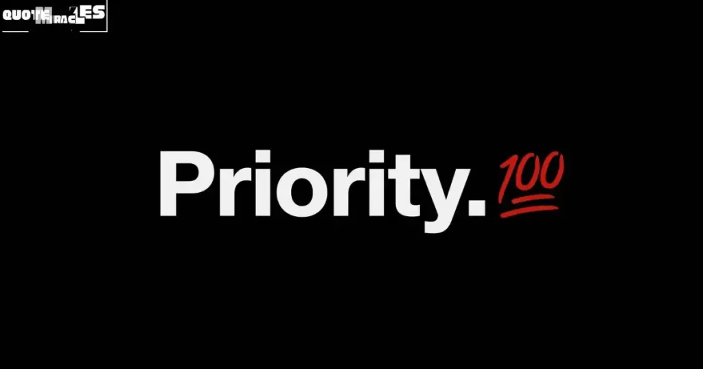 One Word Priority Quotes That Hit Deep