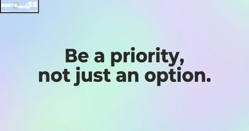 Short Priority Quotes