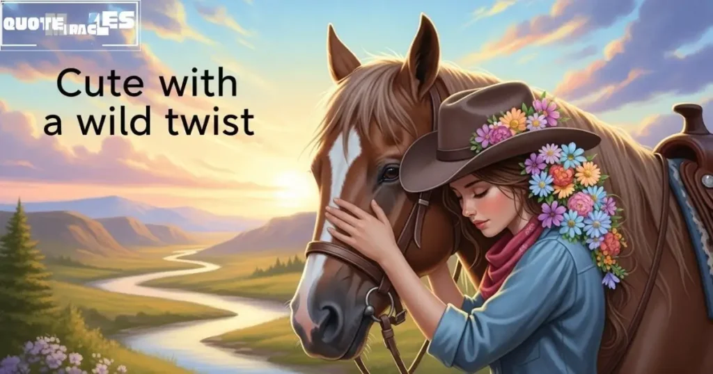 Cowgirl cute Quotes