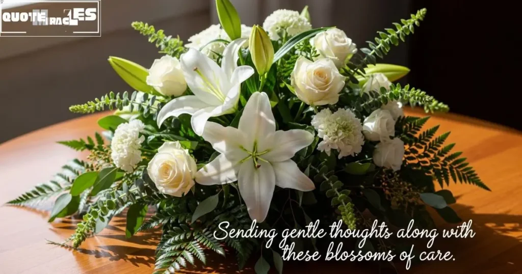 Sympathy Card Messages for Flowers