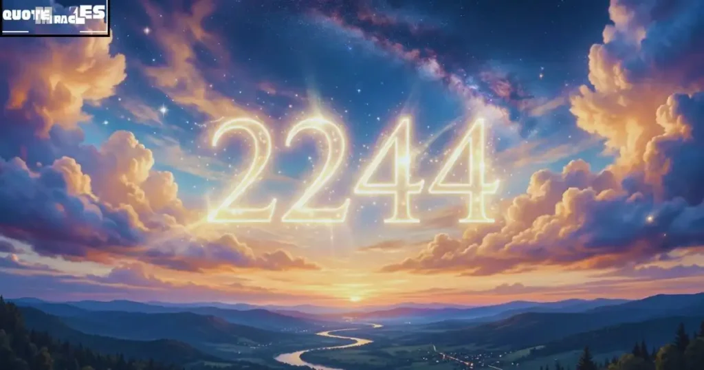 What Does 2244 Angel Number Mean