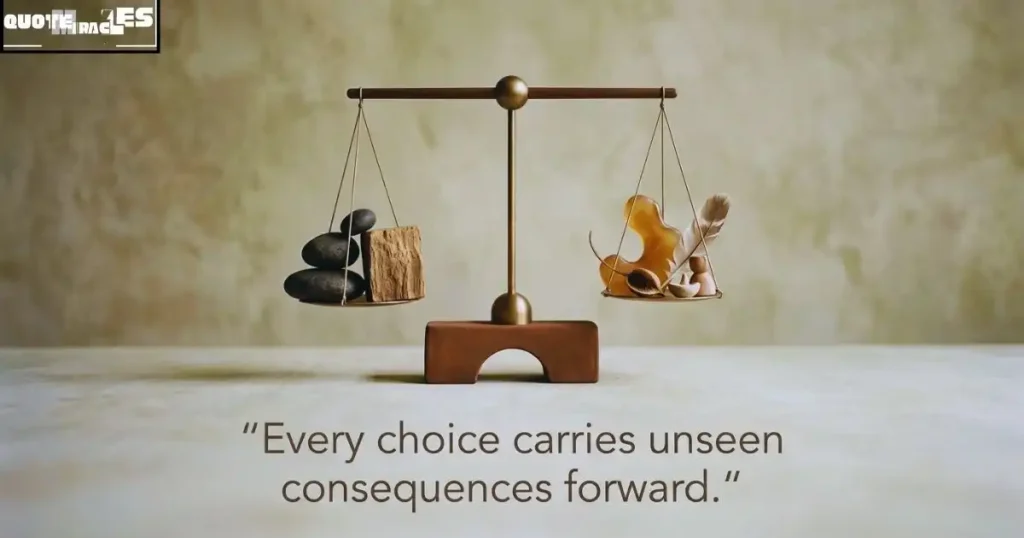 Wise Choices Quotes About Decisions and Consequences