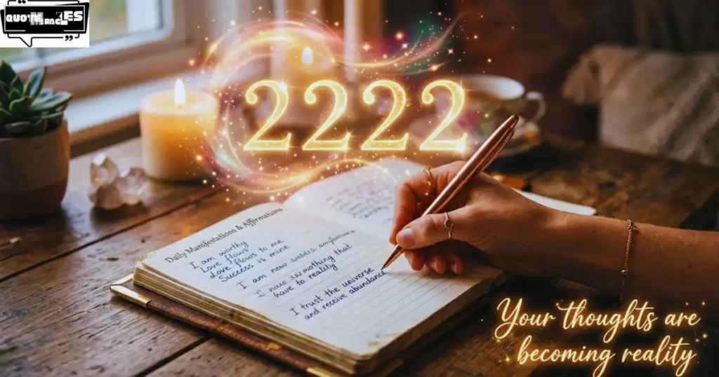 2222 angel number manifestation