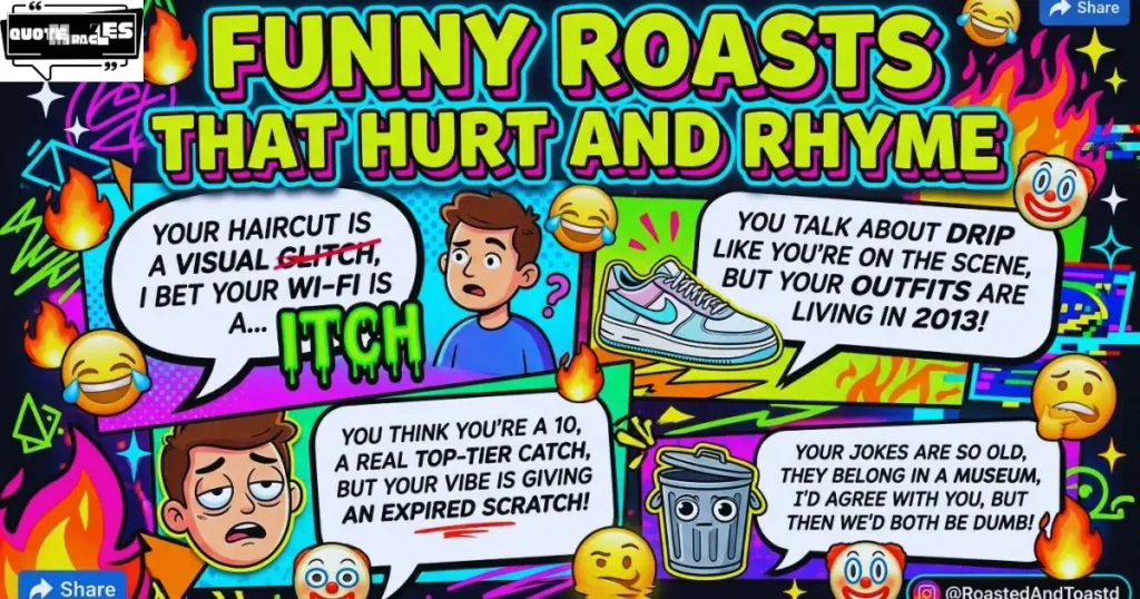 Funny Roasts That Hurt and Rhyme