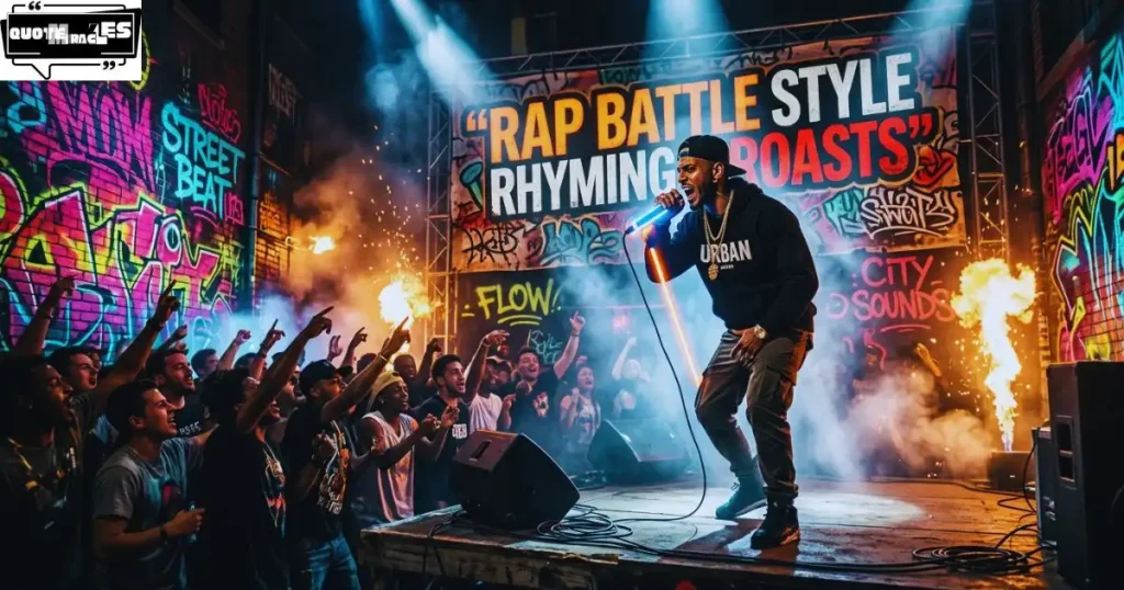 Rap Battle Style Rhyming Roasts