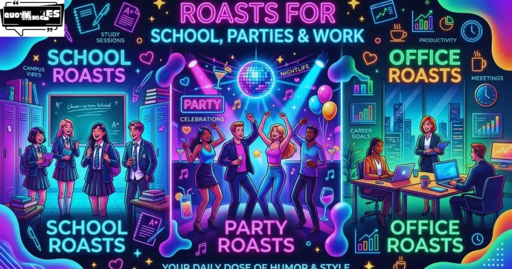 Roasts for School, Parties & Work