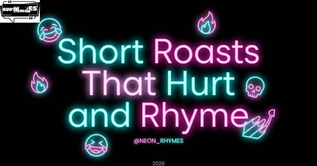 Short Roasts That Hurt and Rhyme